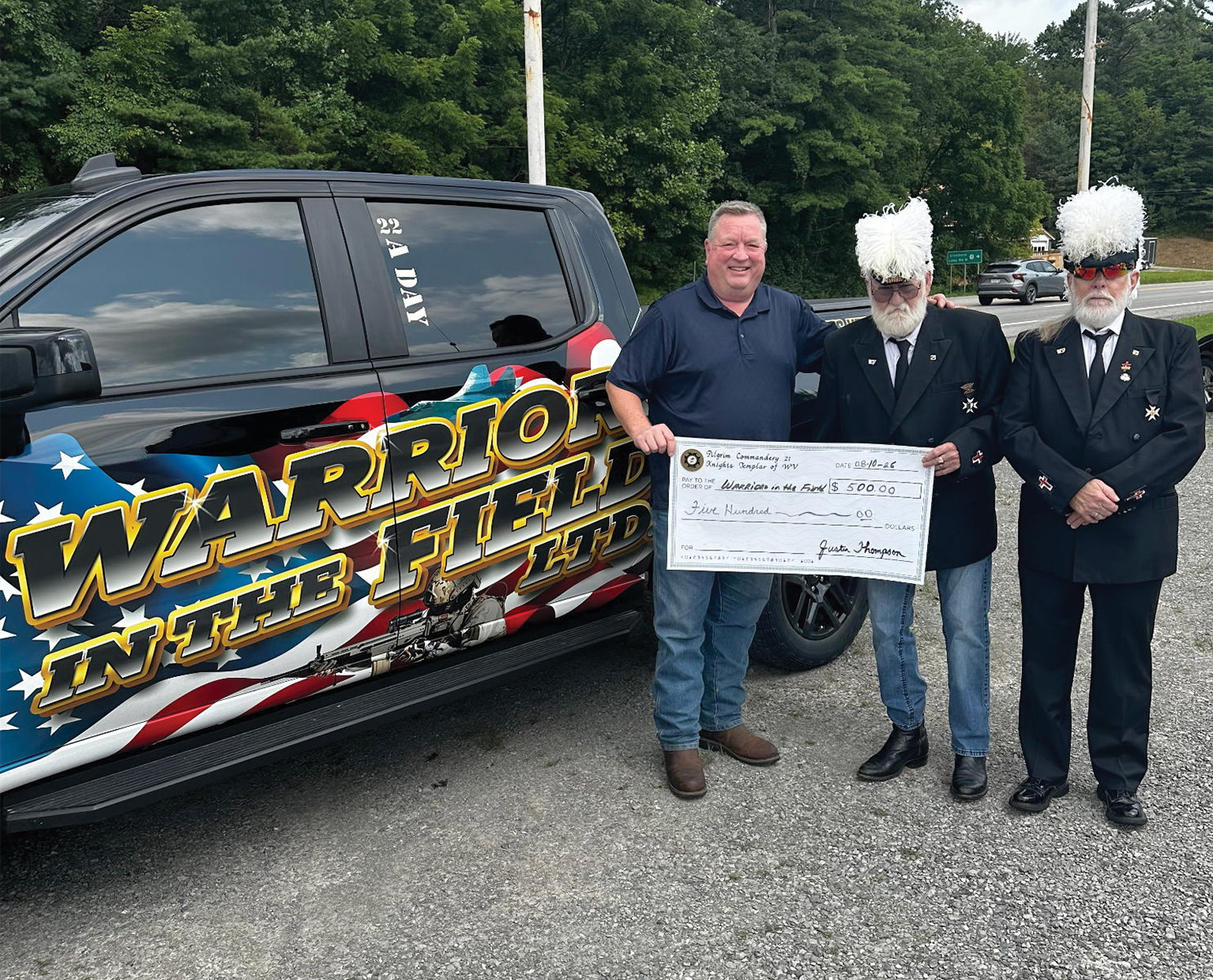 Local organization donates to Warriors in the Field